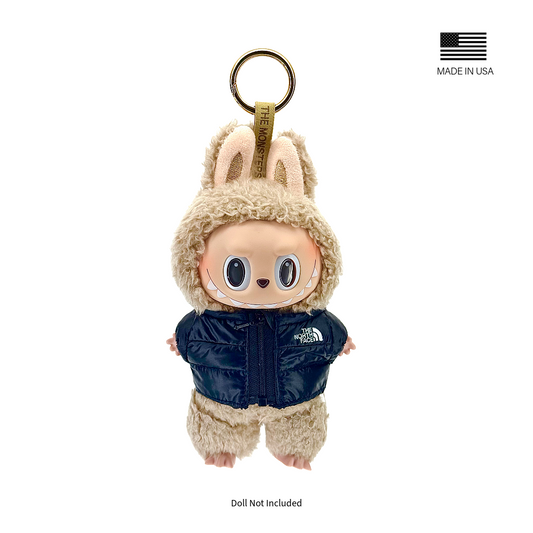 Labubu North Face Puffer Jacket - Jet Black (Pre-Order)