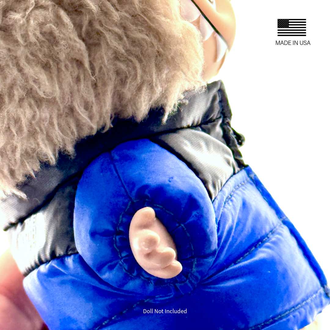 Labubu North Face Puffer Jacket - Blue (Pre-Order)