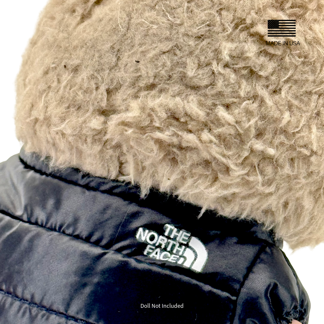 Labubu North Face Puffer Jacket - Jet Black (Pre-Order)